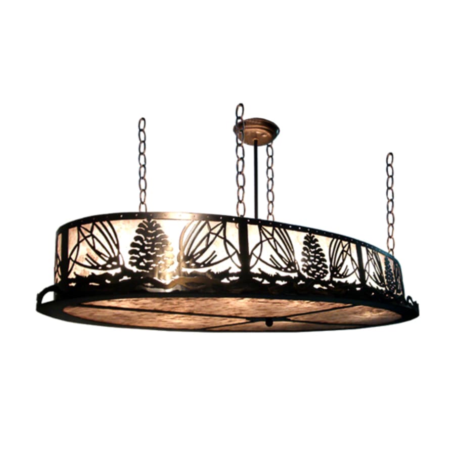 Meyda Tiffany 8 Light 24" Wide Pendant with Handmade Shade