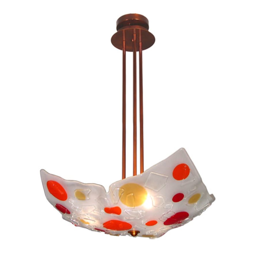 Meyda Tiffany 3 Light 26" Wide Pendant with Handmade Shade