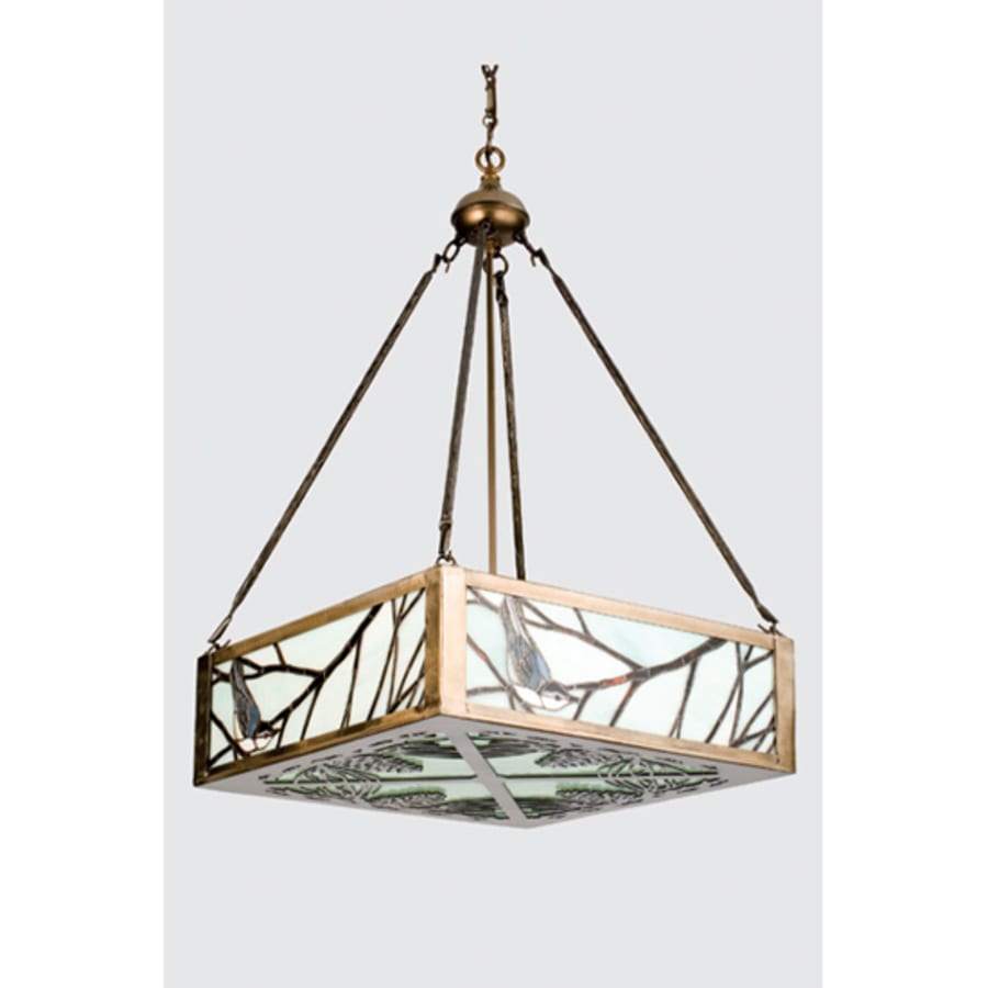 Meyda Tiffany 4 Light 30" Wide Pendant with Handmade Shade