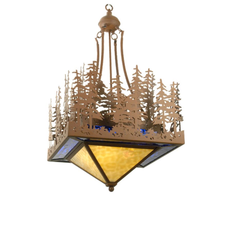 Meyda Tiffany 4 Light 20" Wide Pendant with Handmade Shade