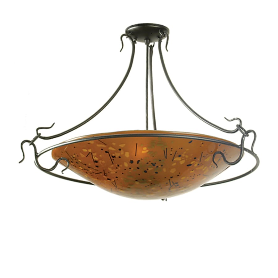 Meyda Tiffany 3 Light 30" Wide Pendant with Handmade Shade