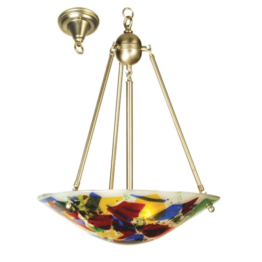 Meyda Tiffany 3 Light 20-1/2" Wide Pendant with Handmade Shade