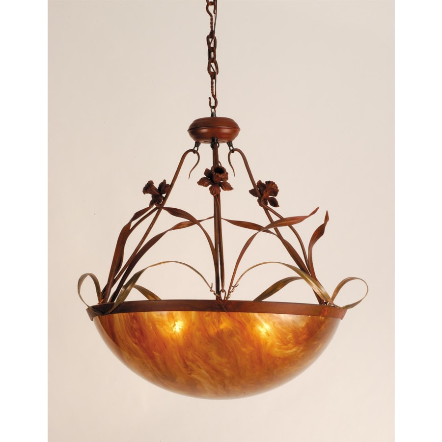 Meyda Tiffany 3 Light 26" Wide Pendant with Handmade Shade