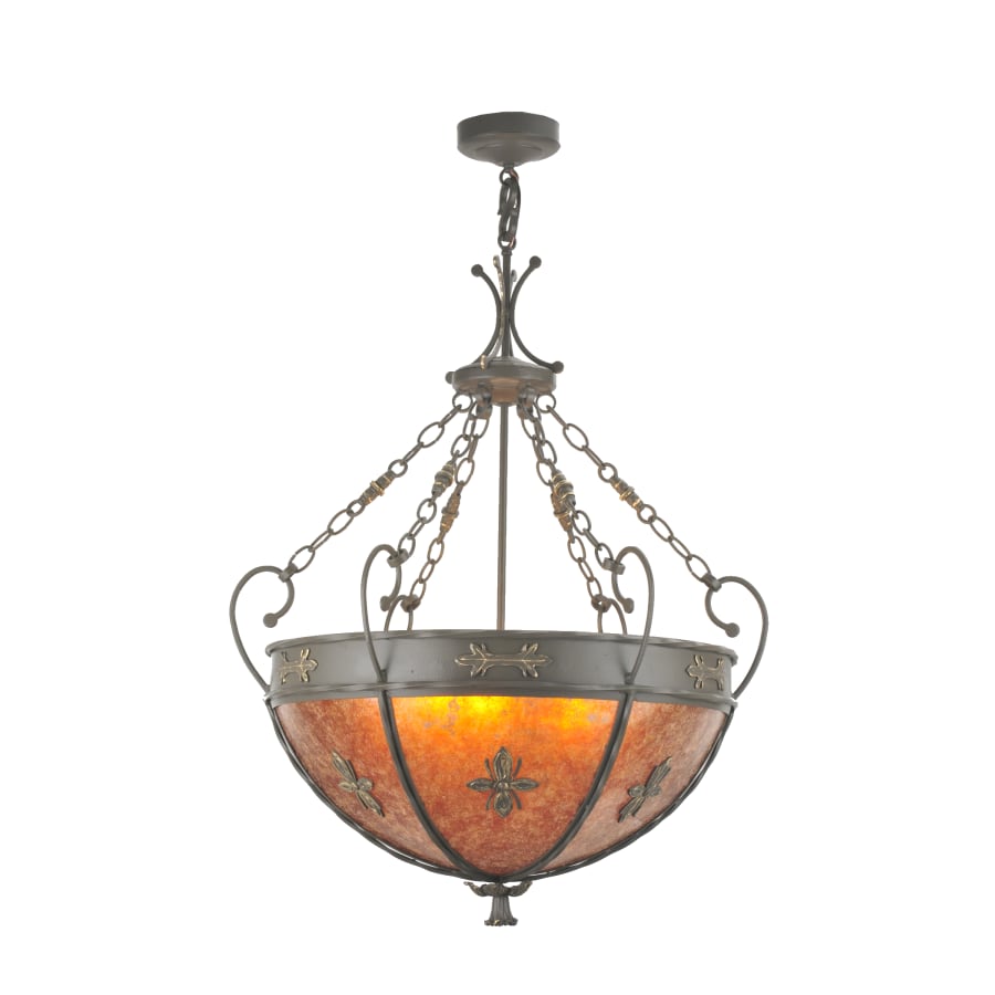 Meyda Tiffany 3 Light 26" Wide Pendant with Handmade Shade