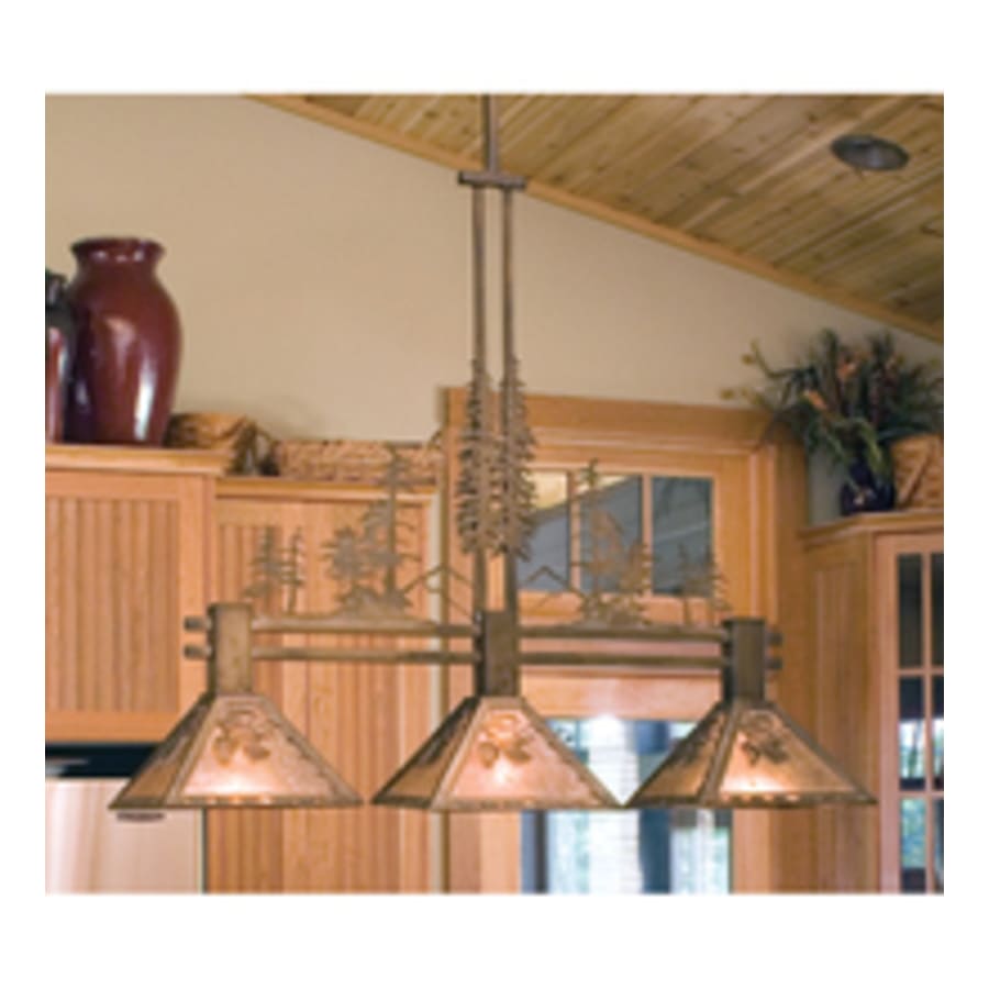 Meyda Tiffany Tall Pines 3 Light Island / Billiard Chandelier