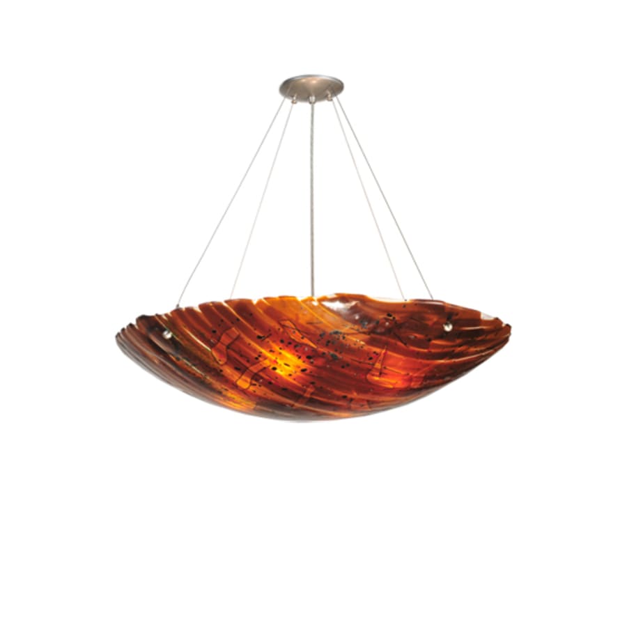 Meyda Tiffany 4 Light 29" Wide Pendant with Handmade Shade