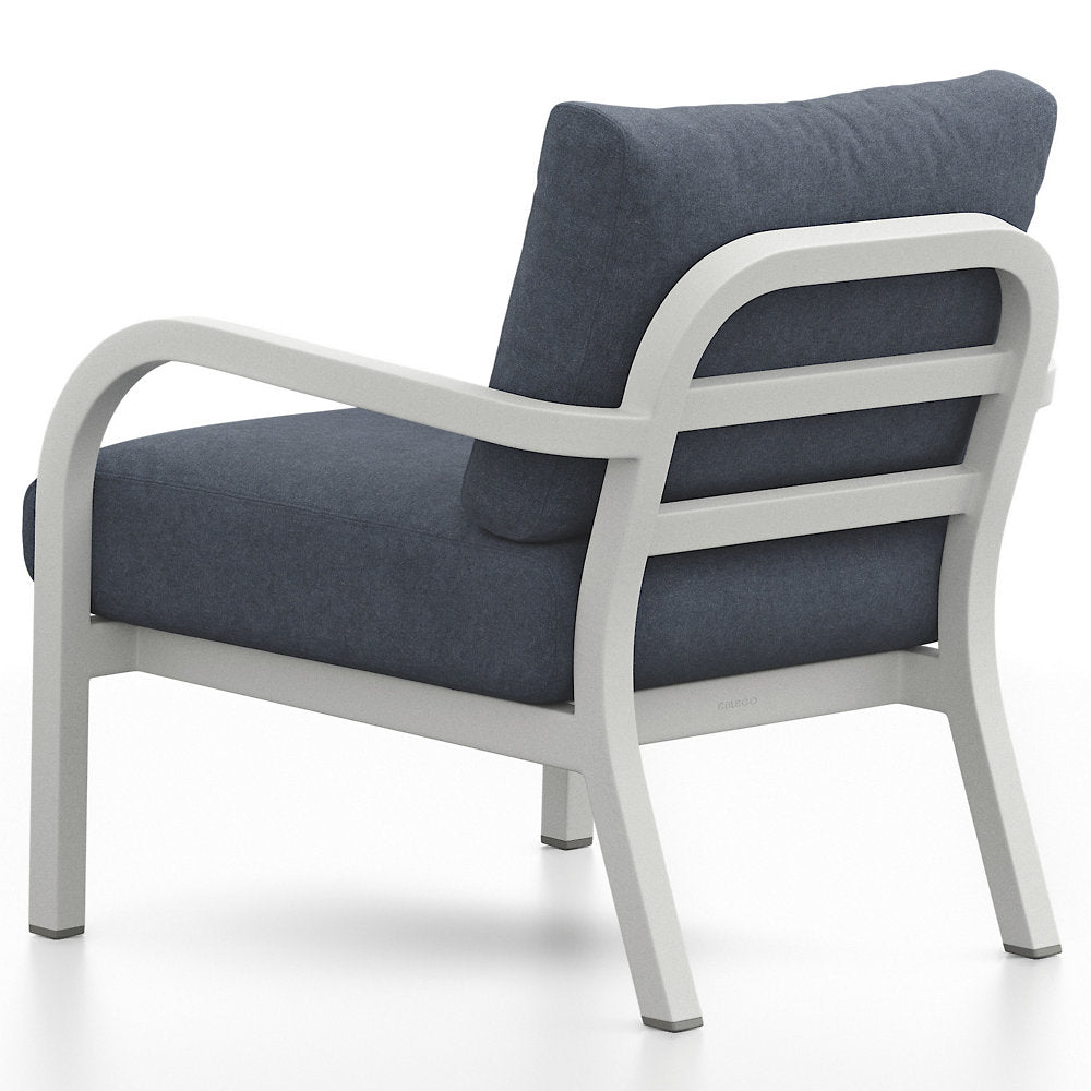 Navy Outdoor Lounge Armchair