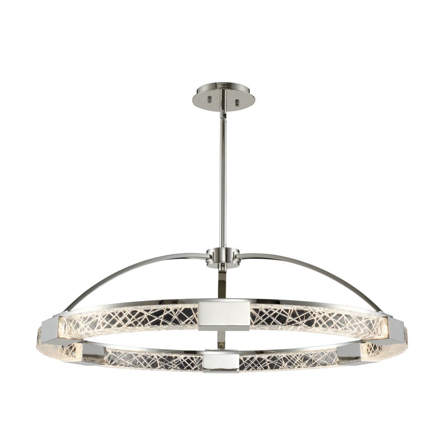 Allegri Athena 32" Wide LED Ring Chandelier with Firenze Crystal