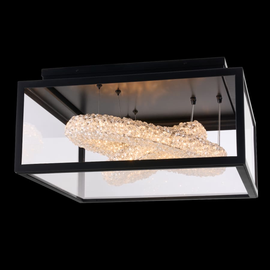 Allegri Lina Esterno 24" Wide LED Flush Mount Outdoor Ceiling Fixture