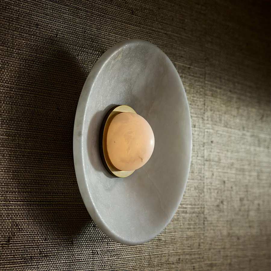 Arteriors Stella 12" Wide Flush Mount Bowl Ceiling Fixture