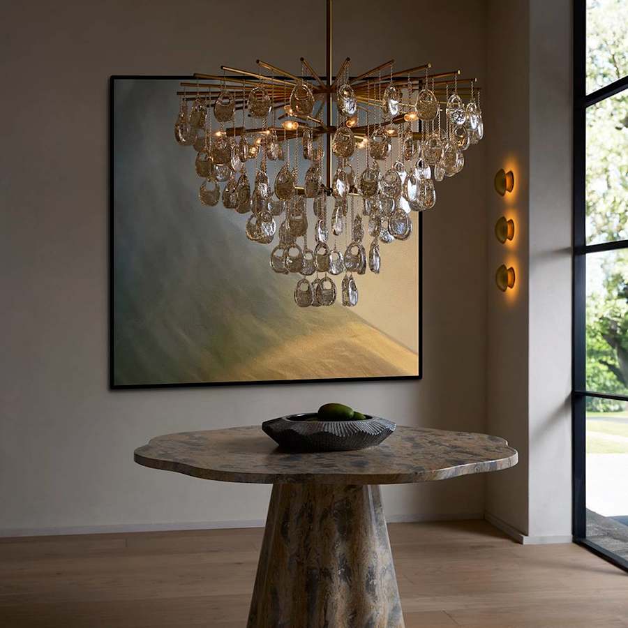 Arteriors Jacqueline 12 Light 42" Wide Waterfall Chandelier