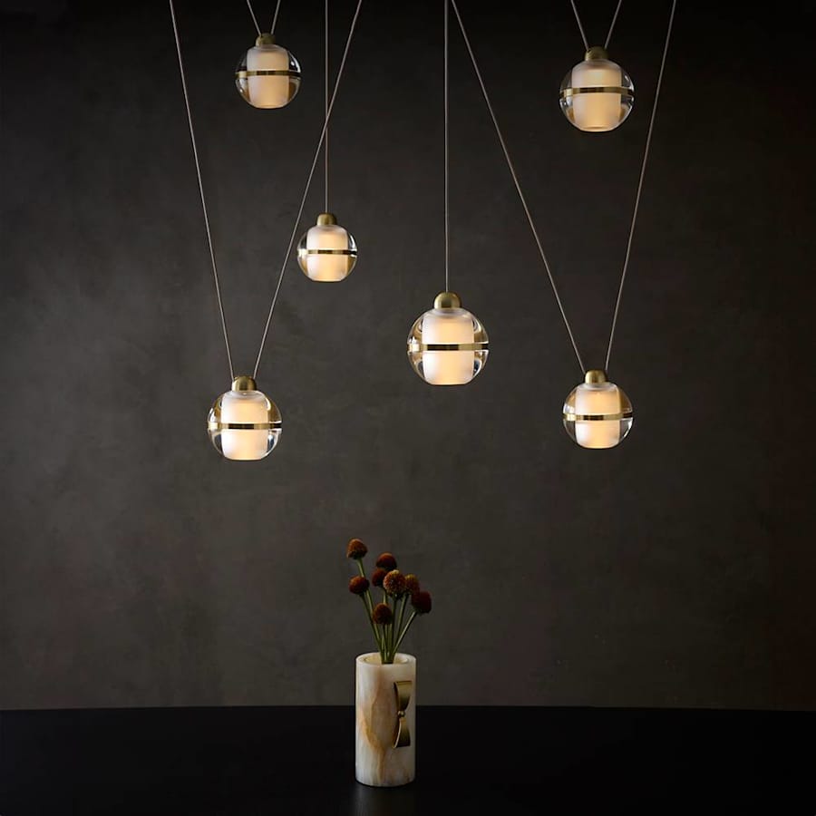 Arteriors Noble 82" Wide Linear Chandelier