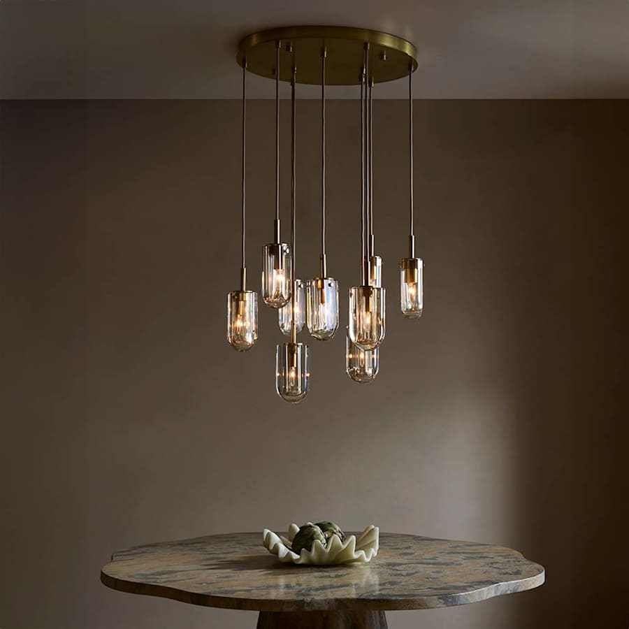 Arteriors Javier 9 Light 25" Wide Chandelier