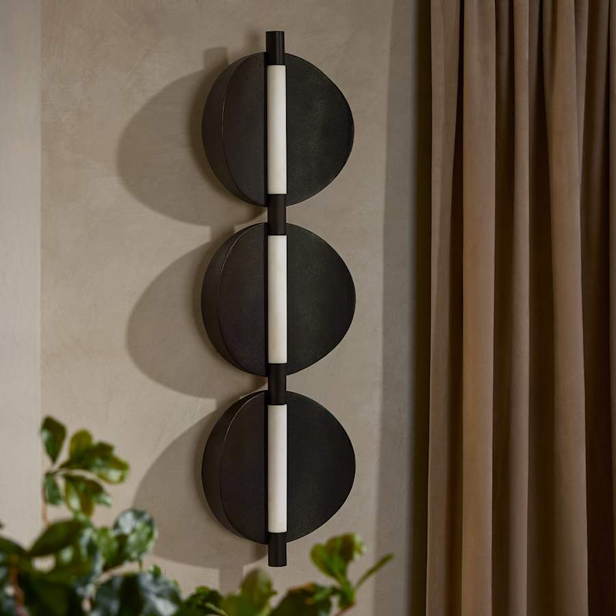 Arteriors Luna Sconce 28" Tall Wall Sconce