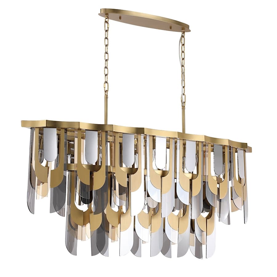 Avenue Lighting Paramount 11 Light 52" Wide Linear Chandelier