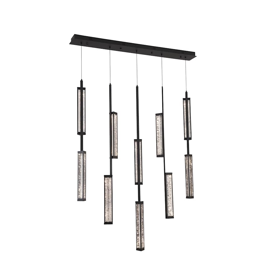 Avenue Lighting Metropole 51" Wide Crystal Linear Chandelier