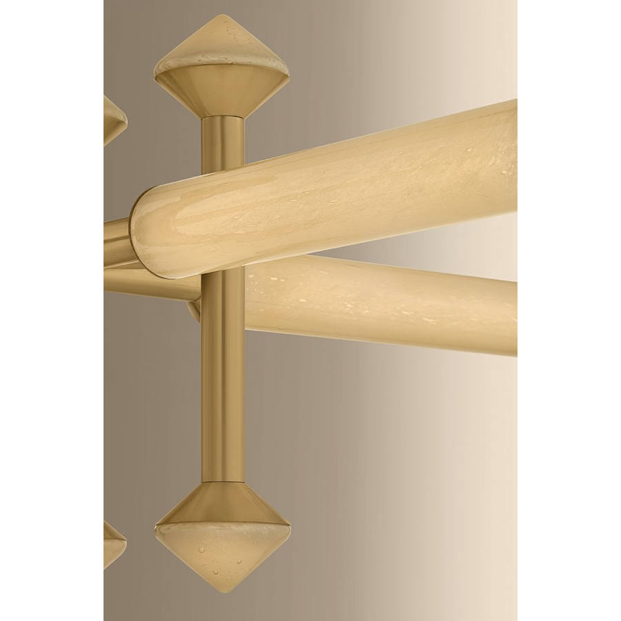 Corbett Lighting Hydra 12 Light 48" Wide Linear Chandelier