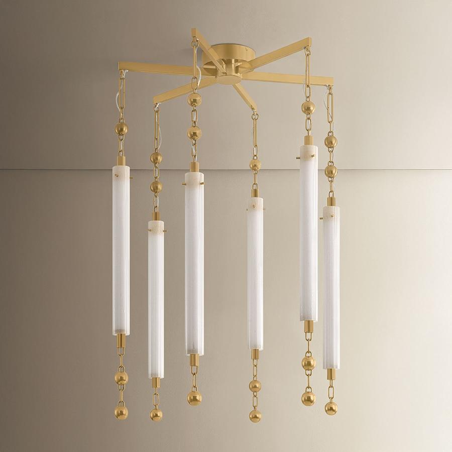 Corbett Lighting Parigi 6 Light 28" Wide Abstract Chandelier