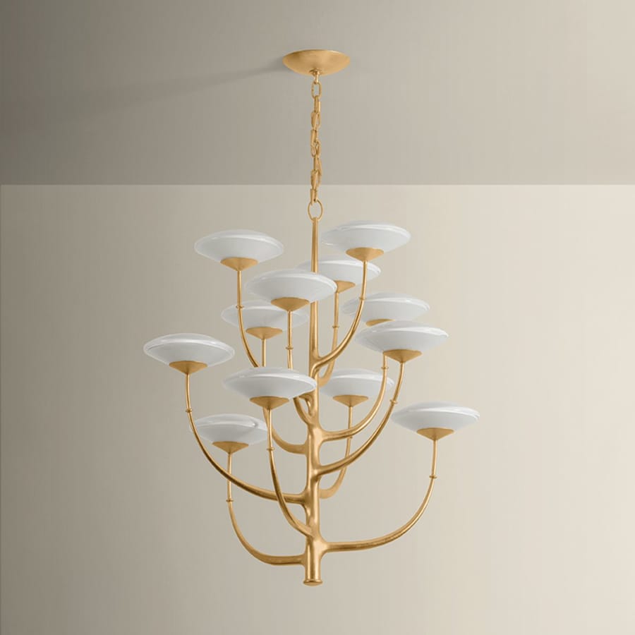Corbett Lighting Pluro 12 Light 34" Wide Chandelier