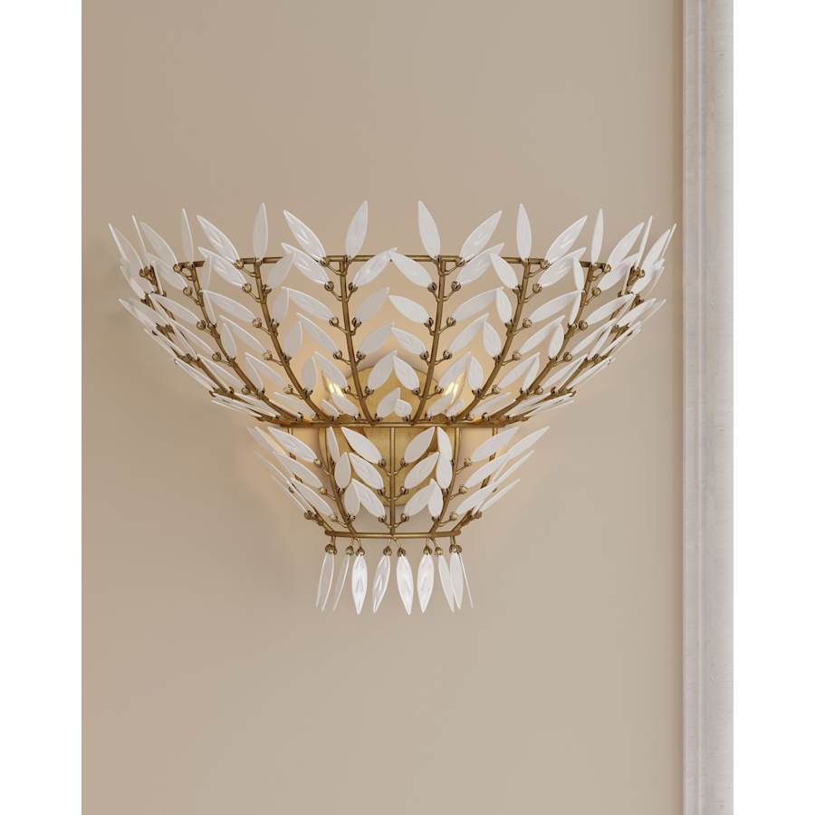 Currey and Company Magnum Opus 2 Light 16" Tall Wall Sconce