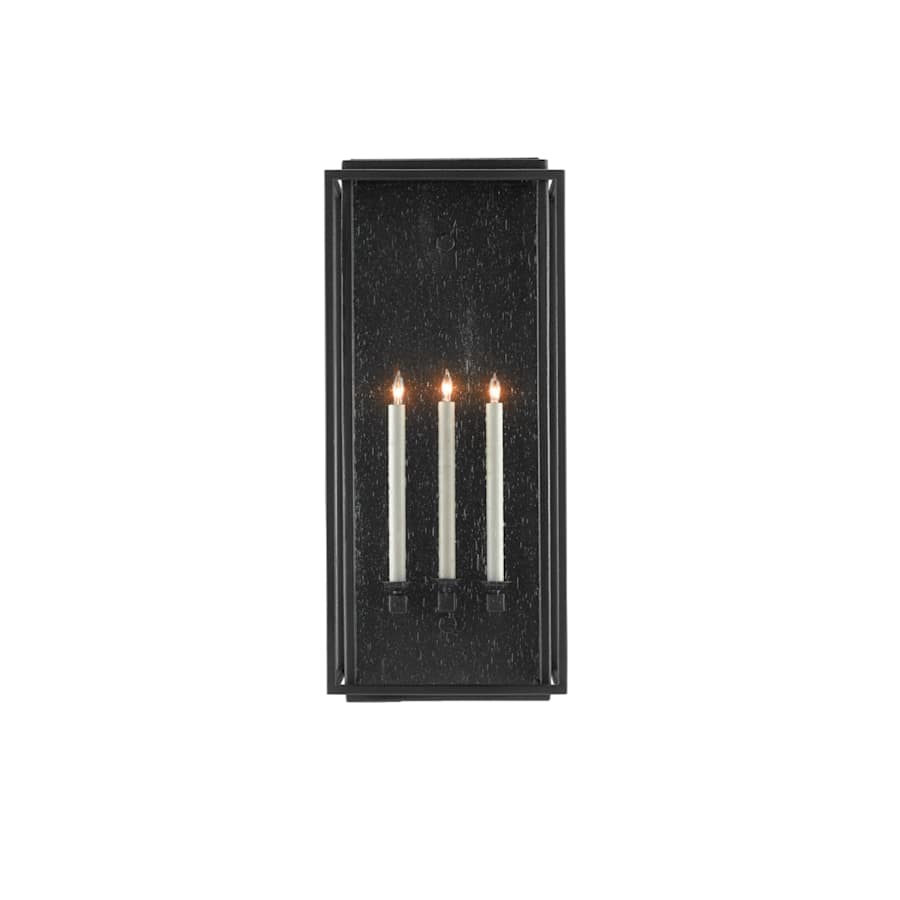 Currey and Company Wright 3 Light 33" Tall LED Outdoor Wall Sconce