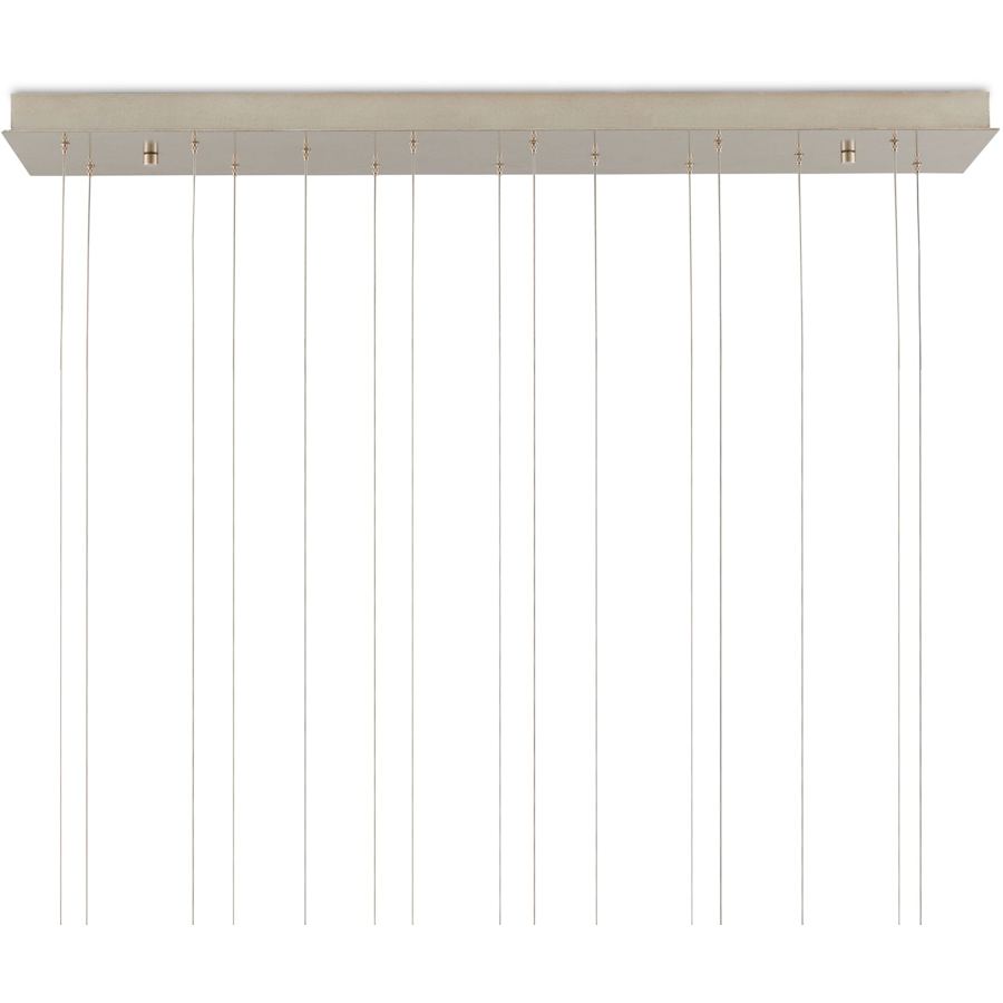 Currey and Company Posh 15 Light 48" Wide Linear Pendant