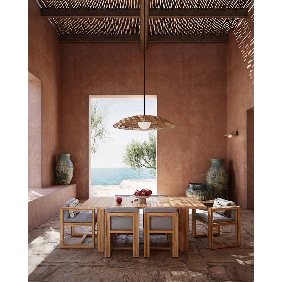 Currey and Company Barbary 42" Wide Outdoor Pendant