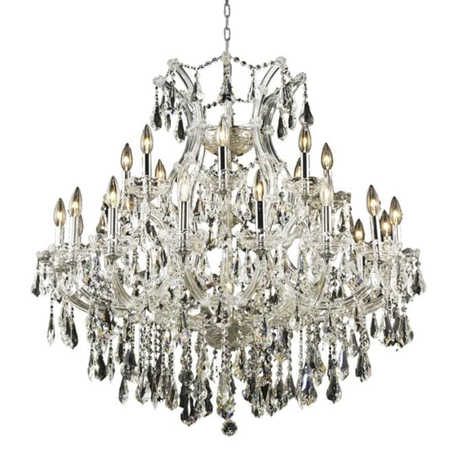 Elegant Lighting Maria Theresa 24 Light 36" Wide Crystal Chandelier with Clear Royal Cut Crystals