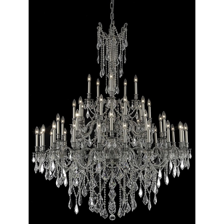 Elegant Lighting Rosalia 45 Light 54" Wide Candle Style Chandelier