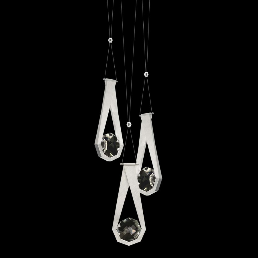 Fine Art Handcrafted Lighting ARIA 6 Light 16" Wide Integrated LED Crystal Multi Light Pendant
