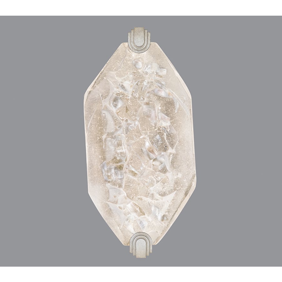 Fine Art Handcrafted Lighting LED Wall Sconce in Silver Leaf Finish from the Allison Paladino Collection