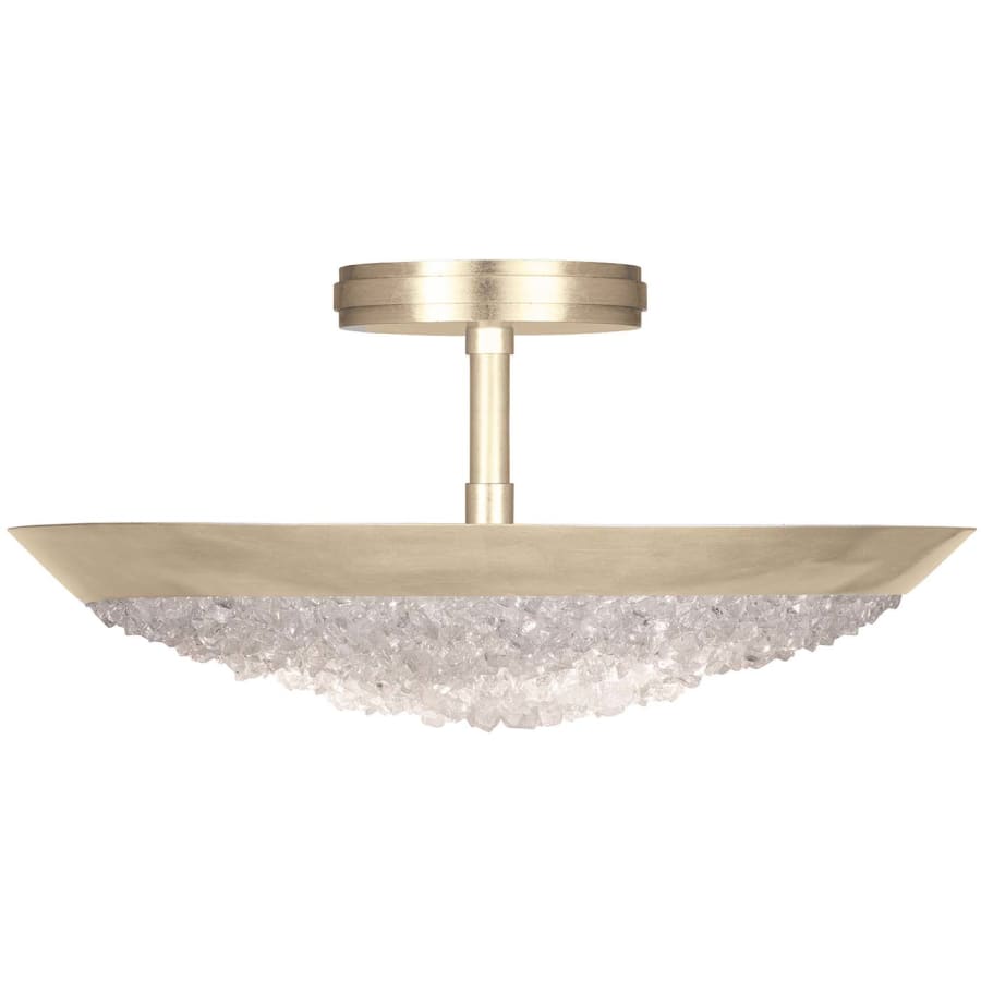 Fine Art Handcrafted Lighting Arctic Halo 3 Light 20" Wide Semi Flush Bowl Ceiling Fixture