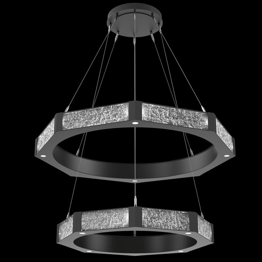 Hammerton Studio Glacier 40 Light 48" Wide LED Ring Chandelier