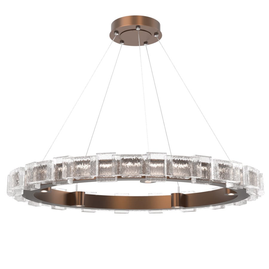 Hammerton Studio Tessera 38" Wide LED Ring Chandelier