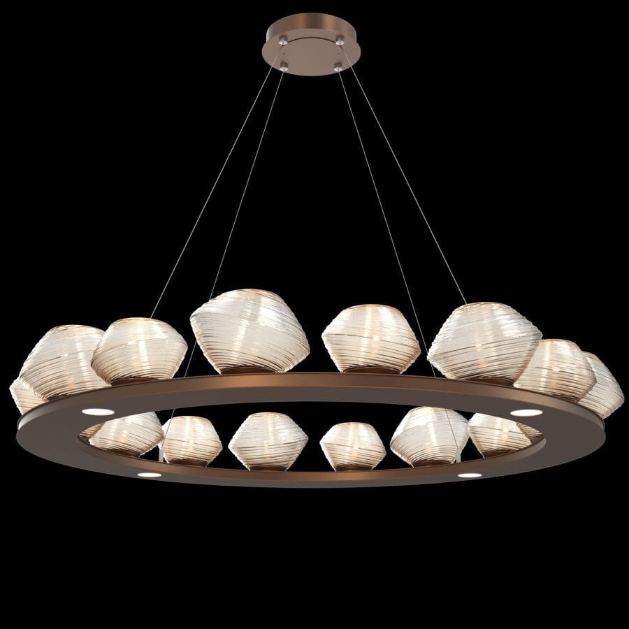 Hammerton Studio Mesa 20 Light 49" Wide LED Ring Chandelier - 3000K