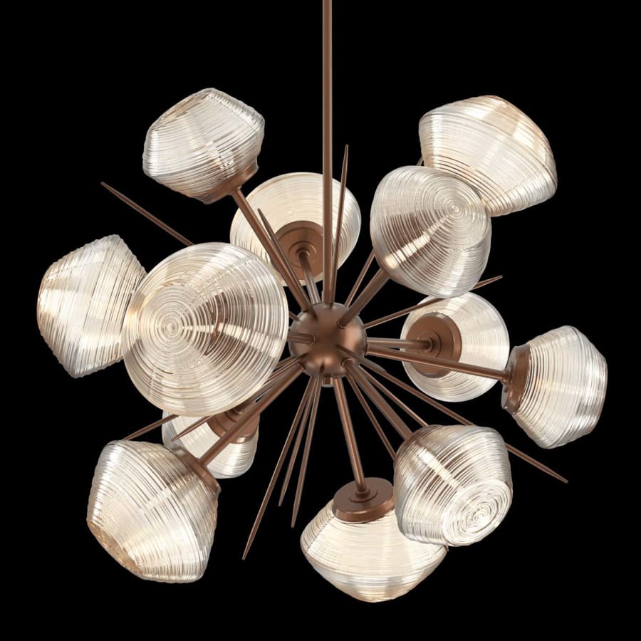 Hammerton Studio Mesa 12 Light 30" Wide LED Abstract Sputnik Chandelier - 2700K