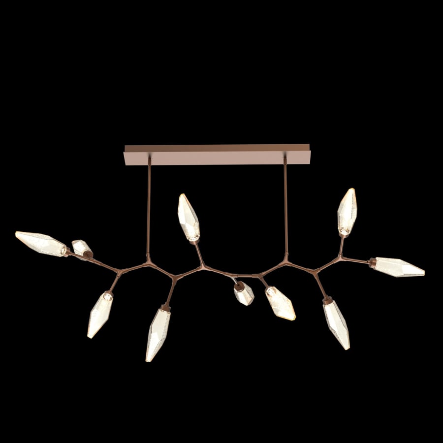Hammerton Studio Rock Crystal 10 Light 68" Wide LED Abstract Chandelier - 3000K