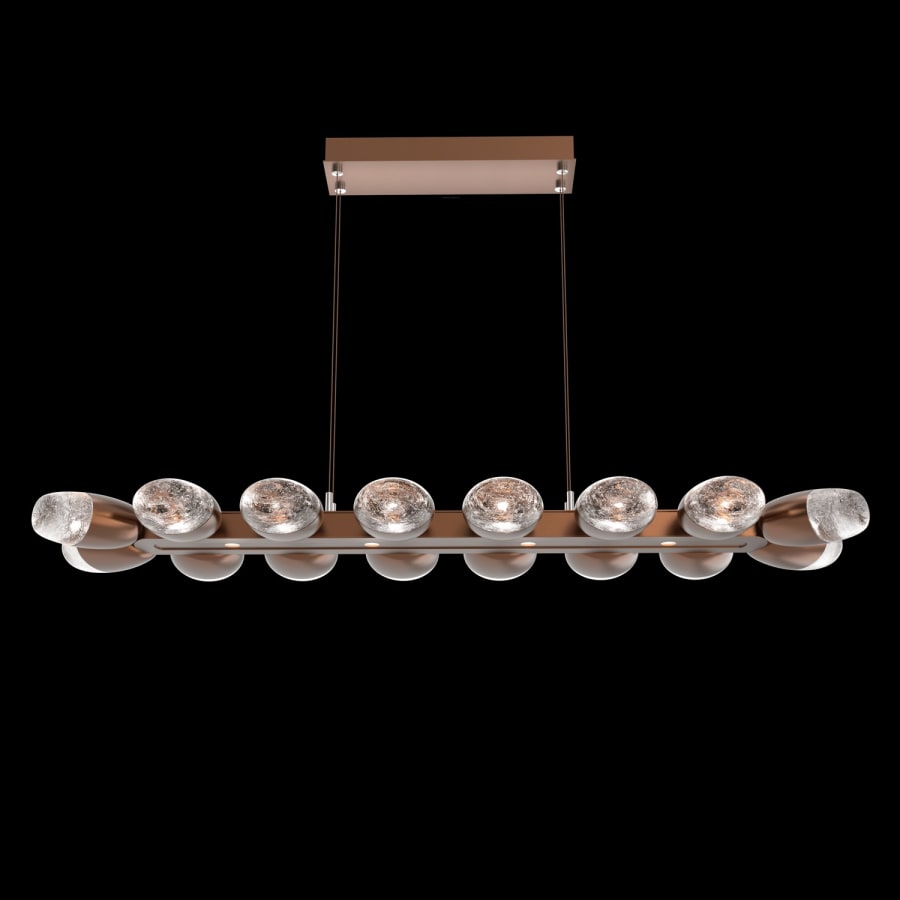 Hammerton Studio Pebble 20 Light 47" Wide LED Linear Chandelier - 2700K
