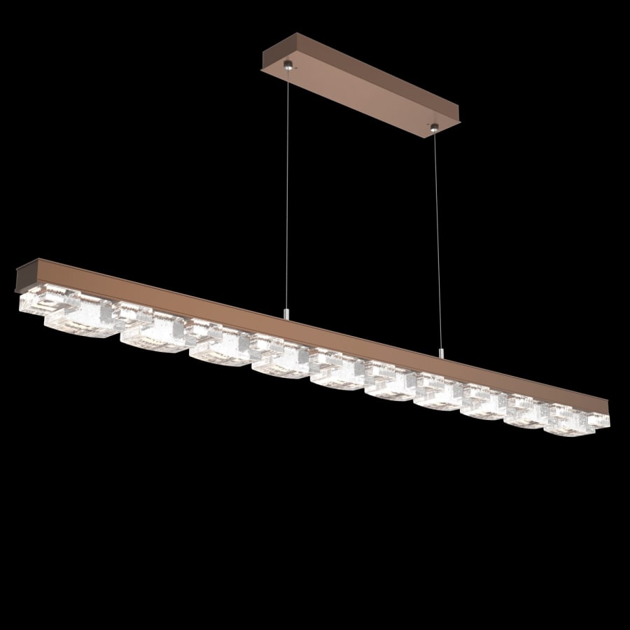 Hammerton Studio Tessera 2 Light 62" Wide LED Abstract Linear Chandelier - 3000K
