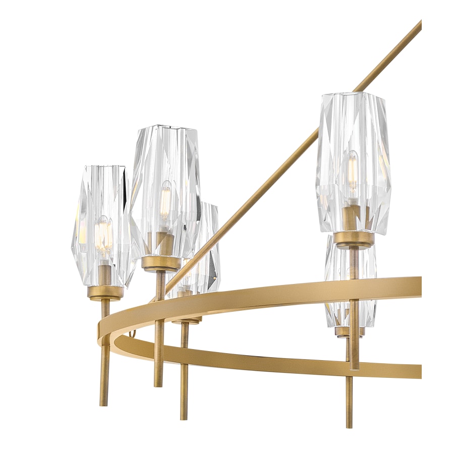 Hinkley Lighting Ana 12 Light 58" Wide Crystal Ring Chandelier