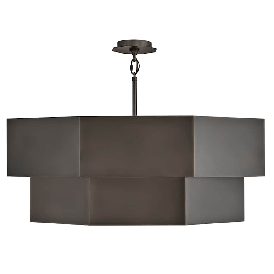 Hinkley Lighting Facet 12 Light 38" Wide Waterfall Chandelier