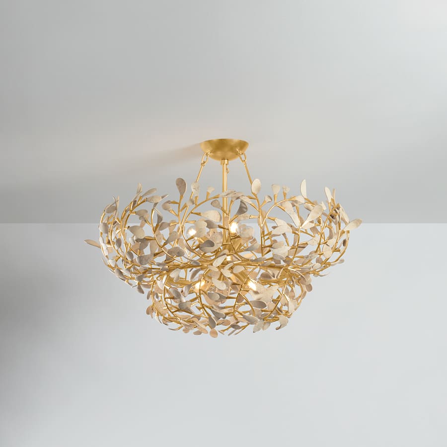 Hudson Valley Lighting Maybrook 6 Light 28" Wide Abstract Waterfall Chandelier