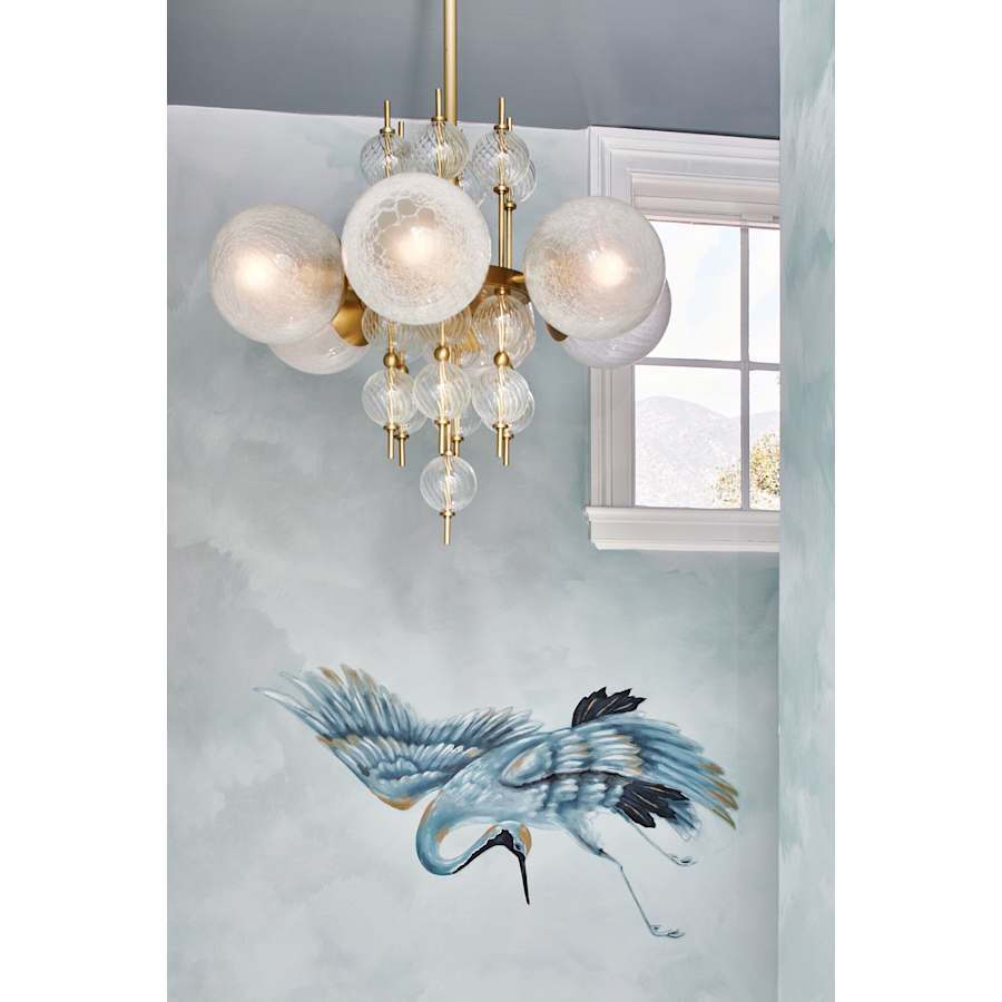 Hudson Valley Lighting Calypso 6 Light 27" Wide Chandelier
