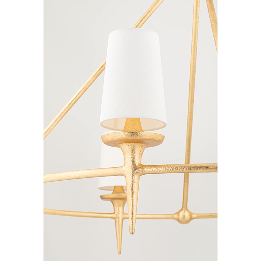 Hudson Valley Lighting Torch 8 Light 48" Wide Ring Chandelier
