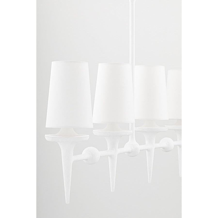 Hudson Valley Lighting Torch 6 Light 58" Wide Linear Chandelier
