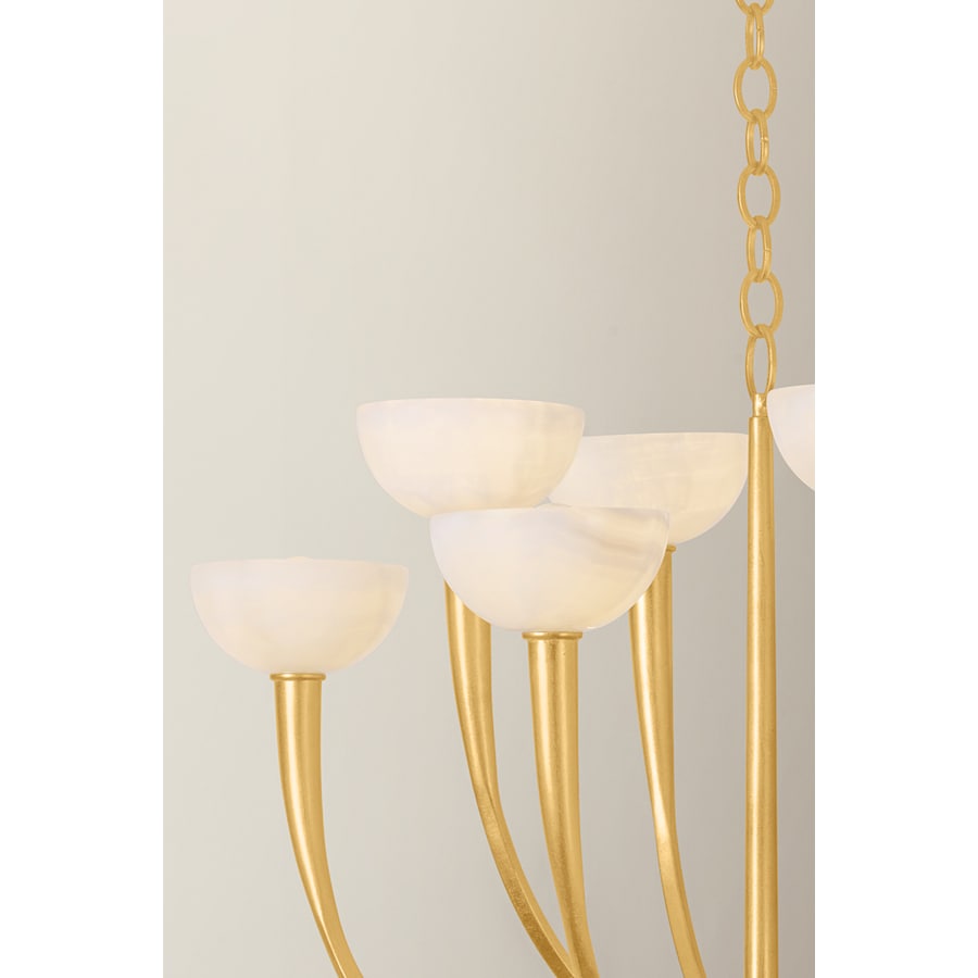 Hudson Valley Lighting Maywood 8 Light 34" Wide Chandelier with Onyx Shades