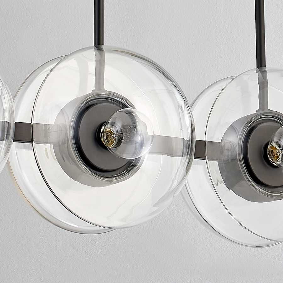 Hudson Valley Lighting Kert 8 Light 50" Wide Linear Pendant