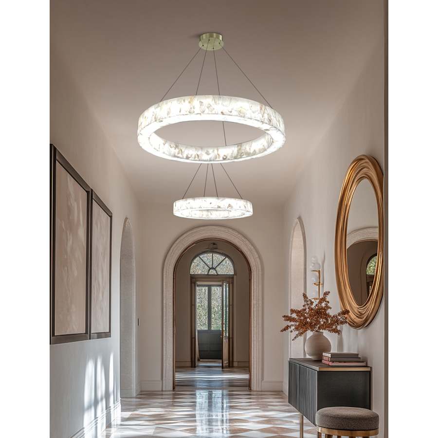 Justice Design Group Medley 42" Wide Ring Chandelier