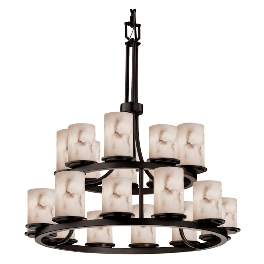 Justice Design Group LumenAria 33" Wide Ring Chandelier