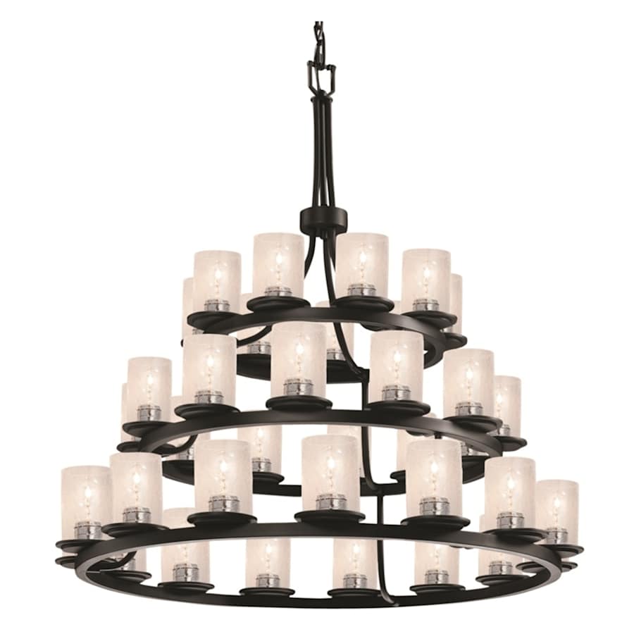 Justice Design Group Fusion 42" Wide Ring Chandelier
